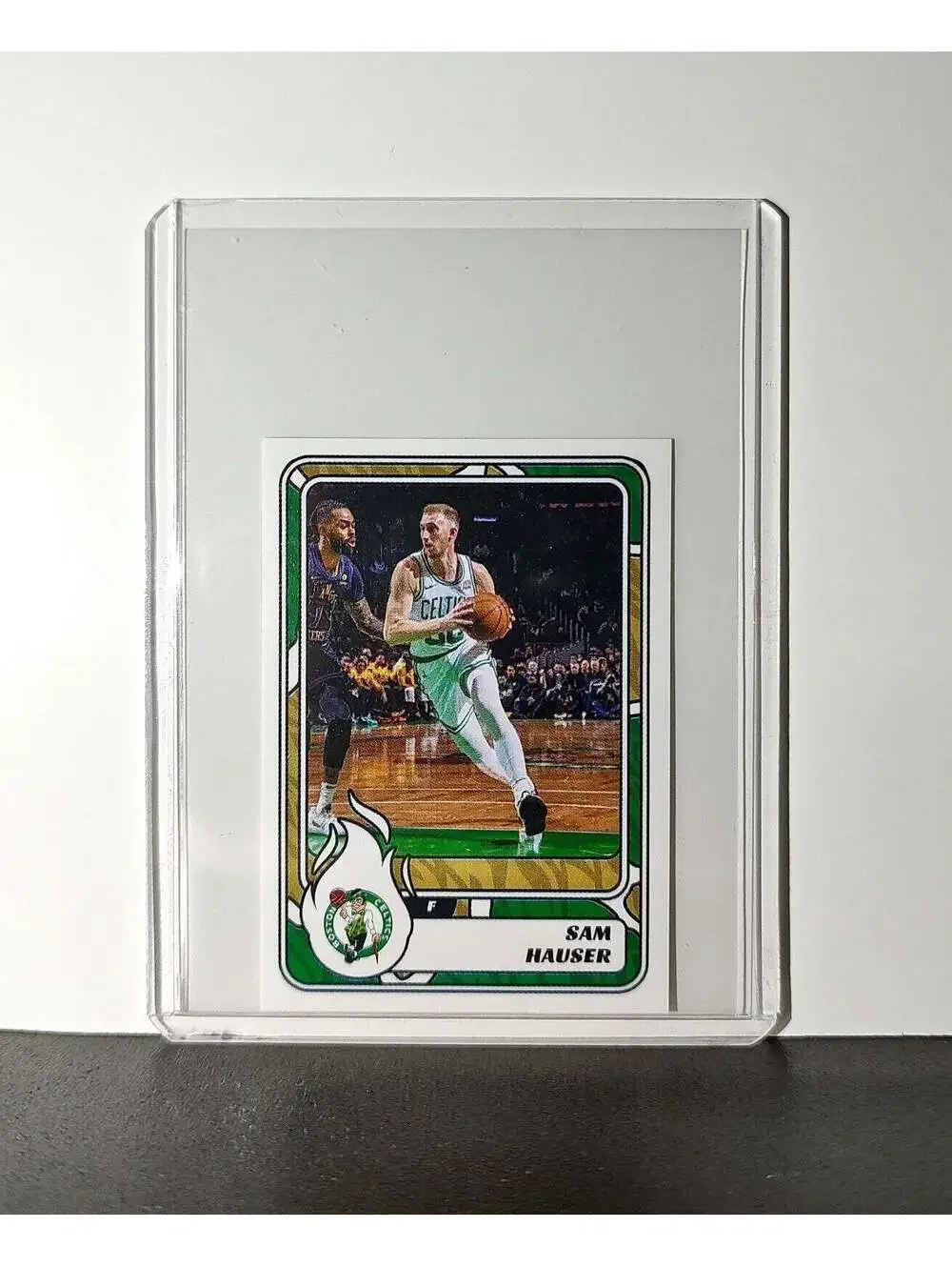 Sam Hauser 2024-25 Panini NBA #120 Sticker Card Boston Celtics